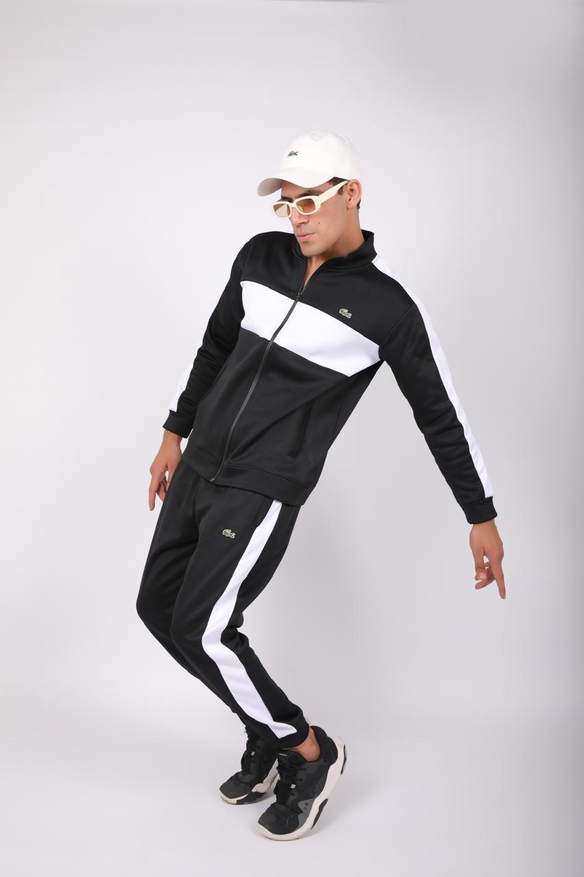 LCST Premium Tracksuit Black White-J