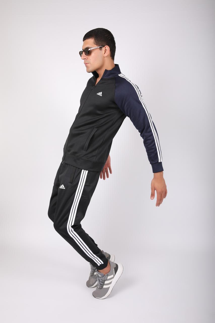 Adi Premium Tracksuit Black Navy-J