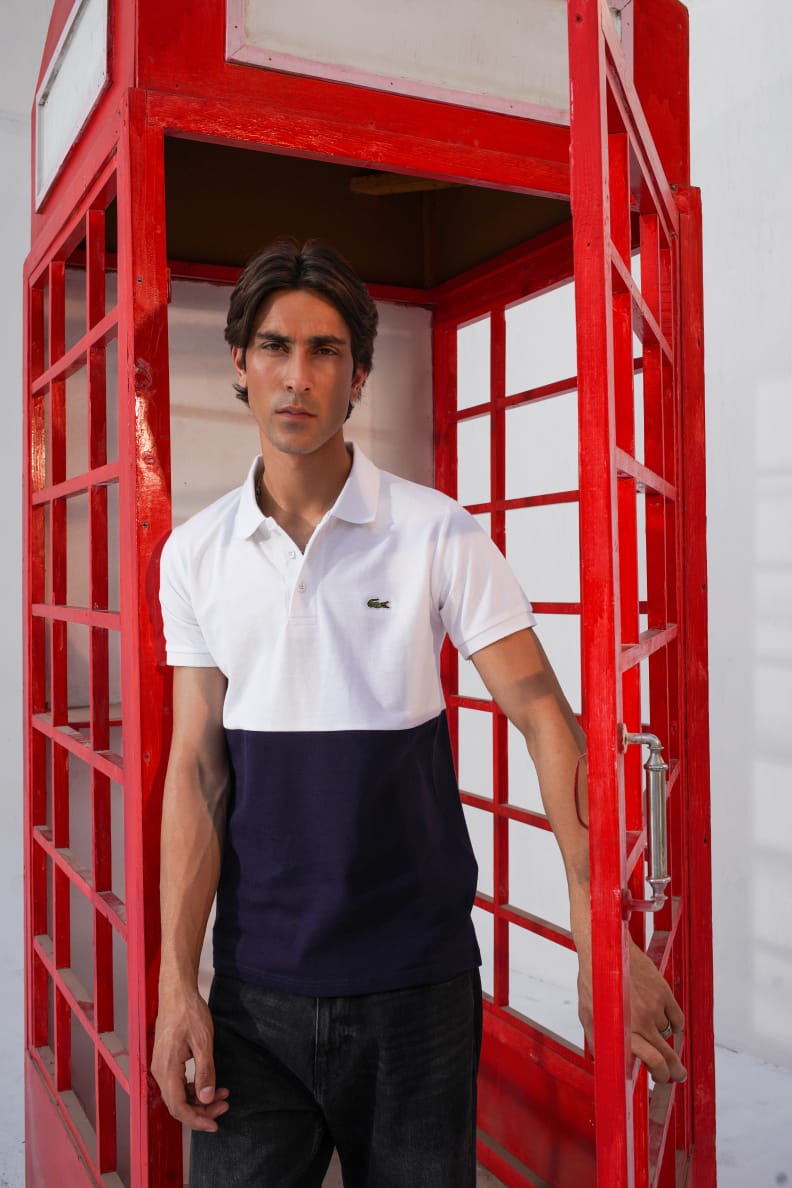Lcst Navy White Polo-J