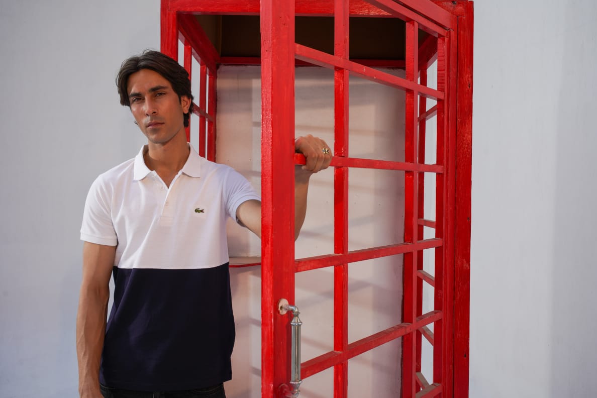 Lcst Navy White Polo-J