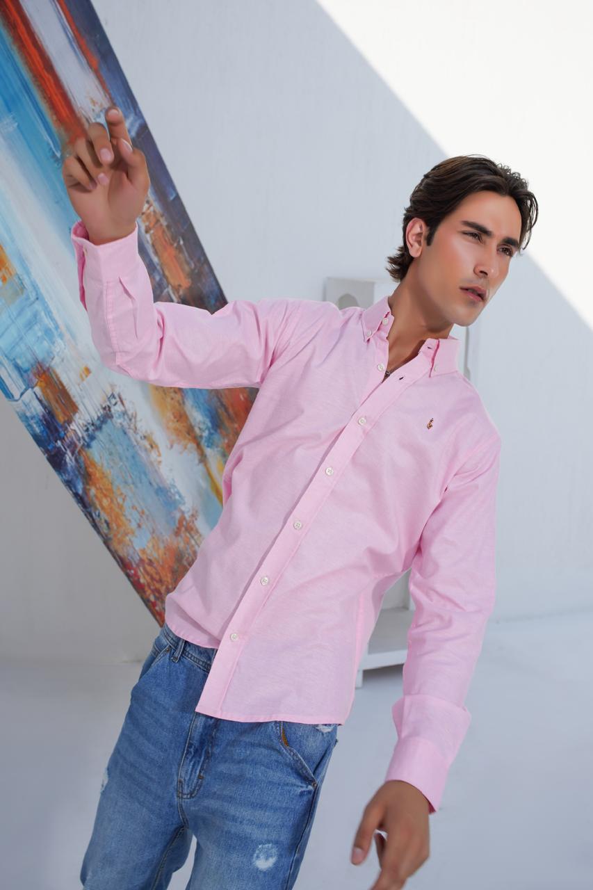 RL polo multi pony Casual Shirt Lite Pink-J