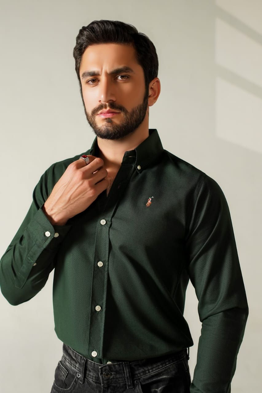 RL polo multi pony Casual Shirt green-J