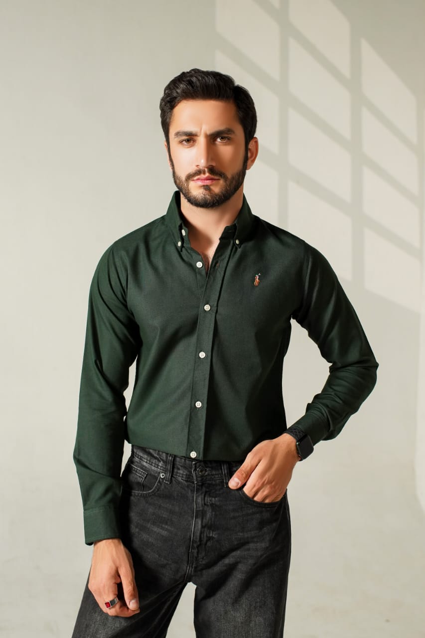 RL polo multi pony Casual Shirt green-J