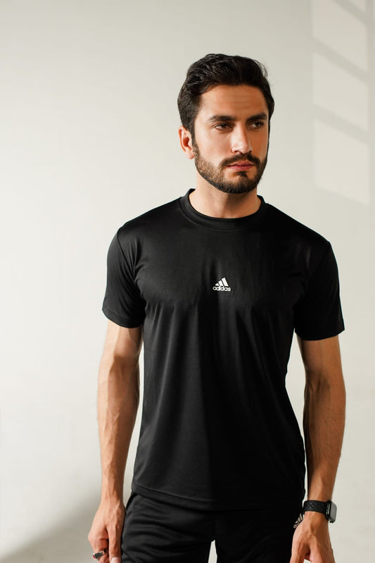 Adi DriFit Black Tee-J