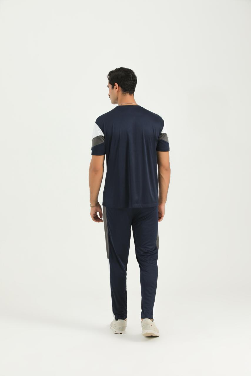 Nik Tri-Color Navy Summer Tracksuit
