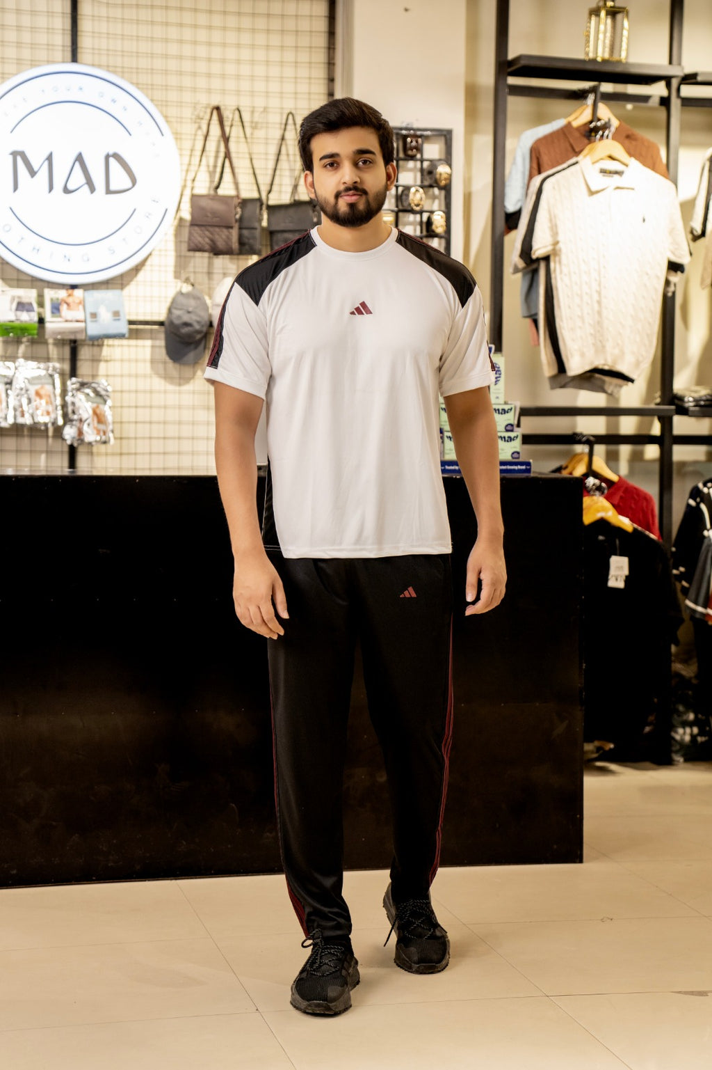 Adi White Black S26 Tracksuit-Summer