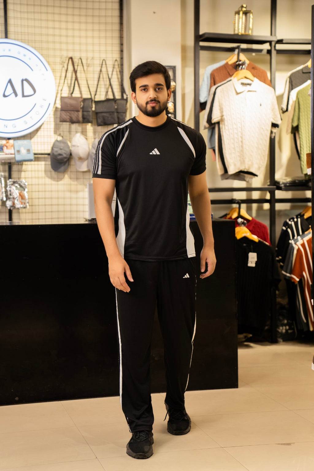 Adi Black White S26 Tracksuit-Summer
