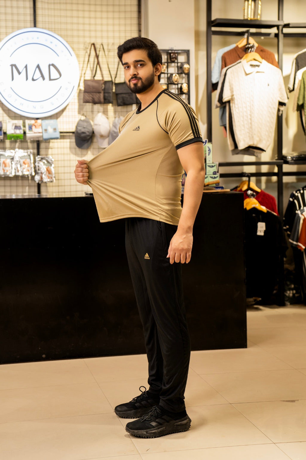 Adi G Black Tracksuit-Summer