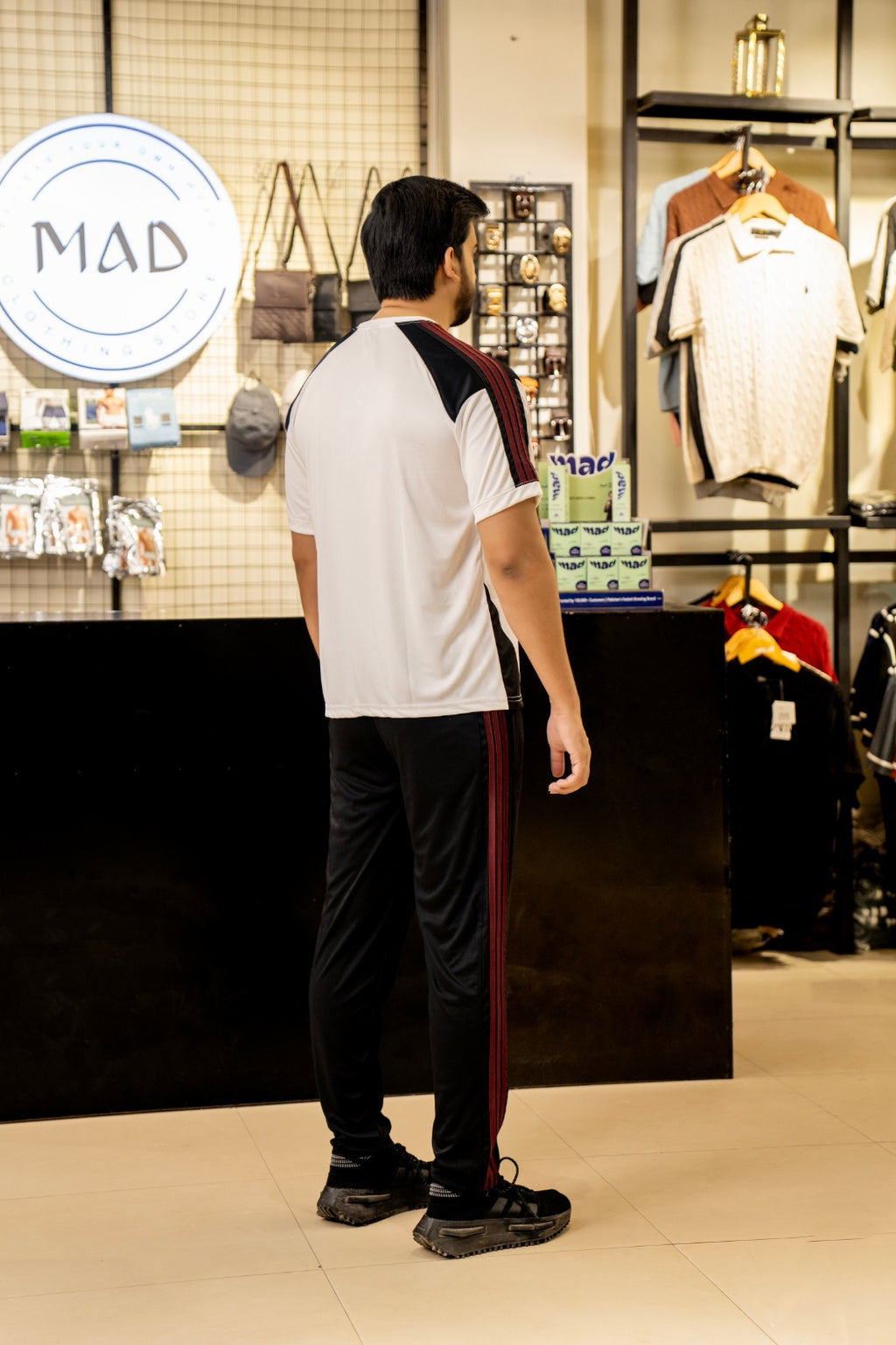 Adi White Black S26 Tracksuit-Summer