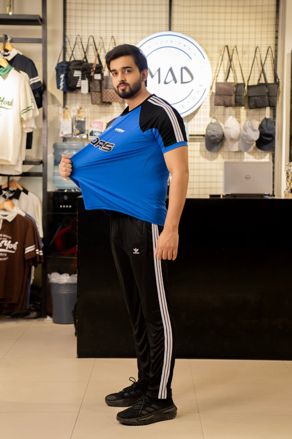 Adi Dri-Fit Royal Blue Tracksuit-Summer