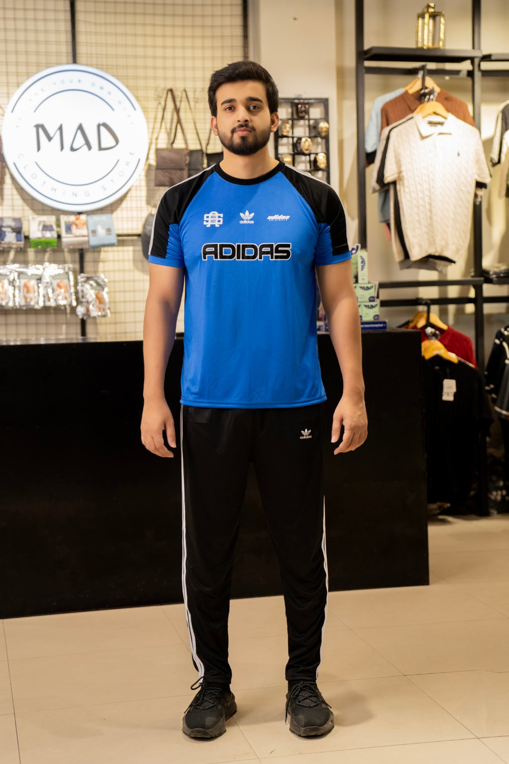 Adi Dri-Fit Royal Blue Tracksuit-Summer