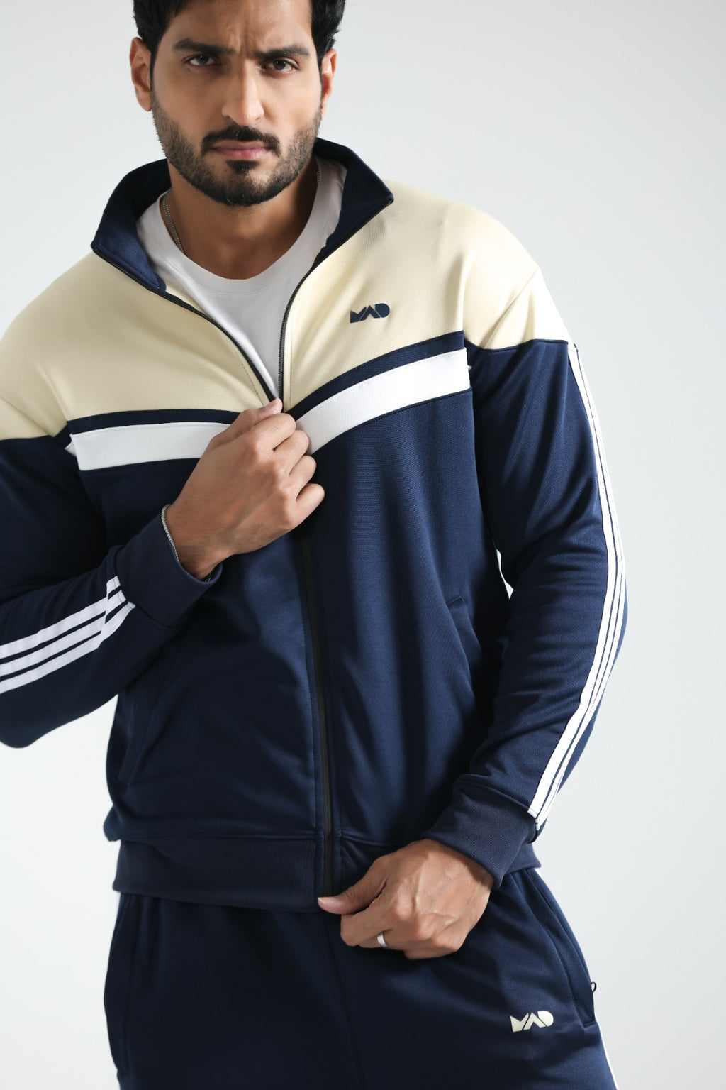 MAD Premium Navy Beige W Tracksuit-10