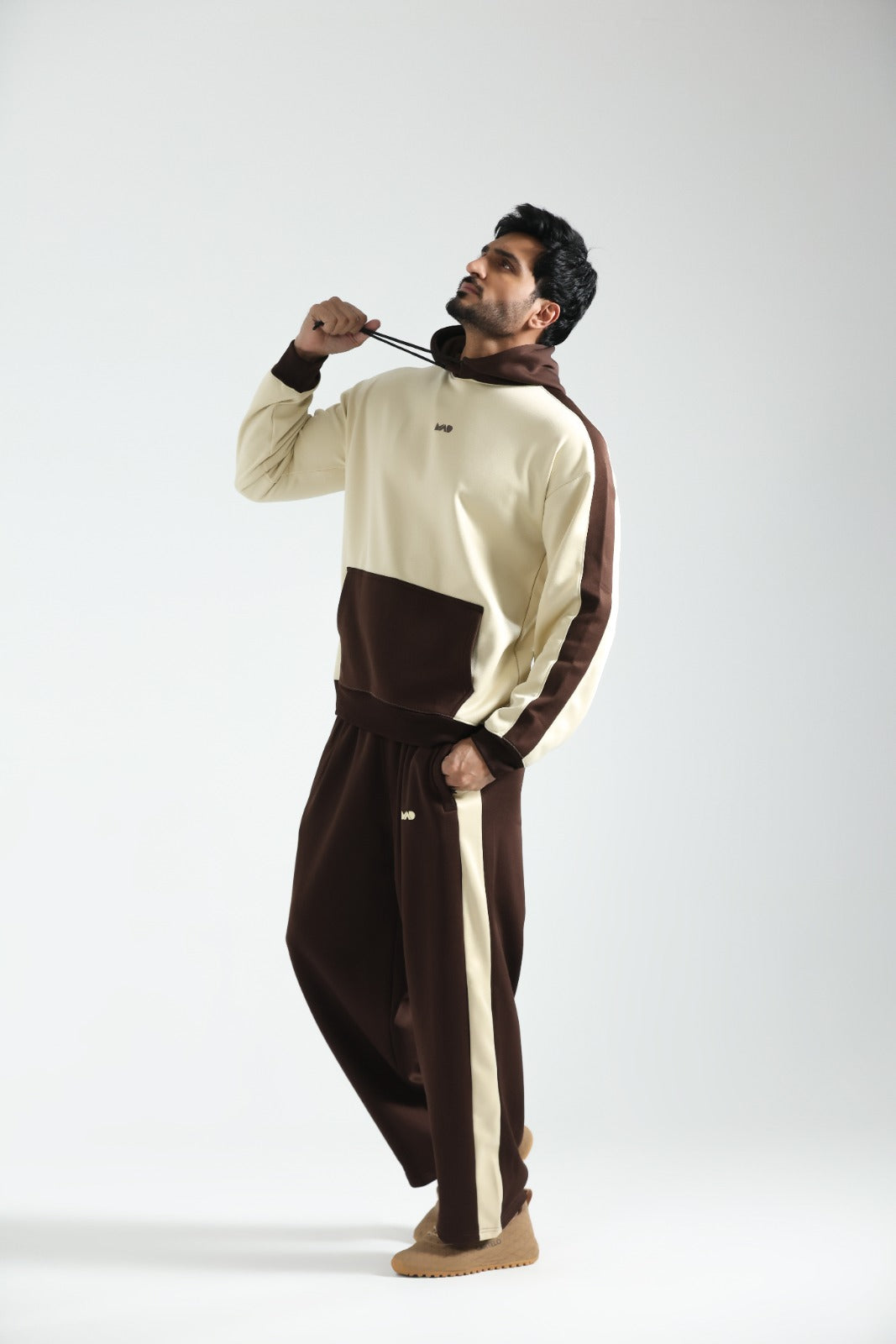 MAD Premium Beige Brown Tracksuit-09