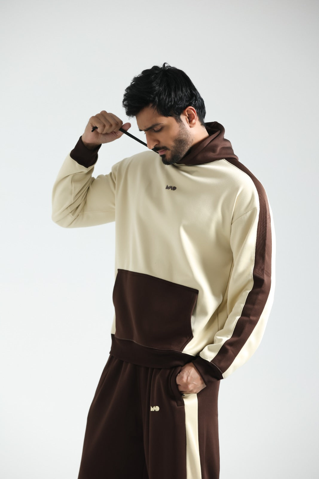 MAD Premium Beige Brown Tracksuit-09