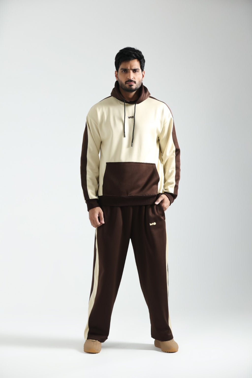 MAD Premium Beige Brown Tracksuit-09