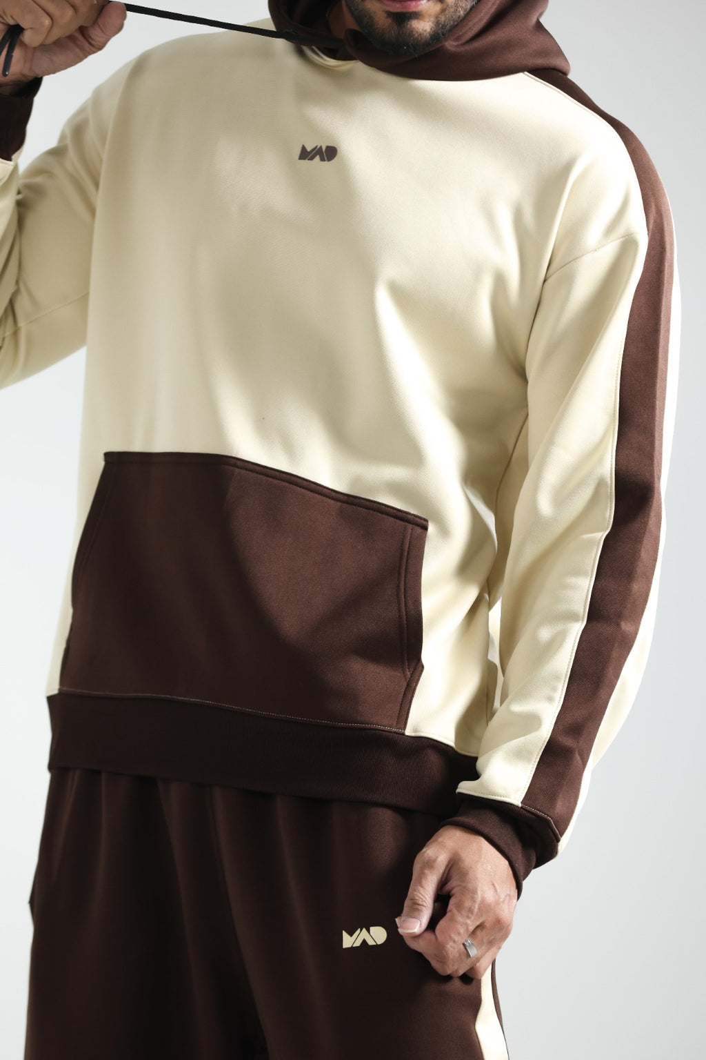MAD Premium Beige Brown Tracksuit-09