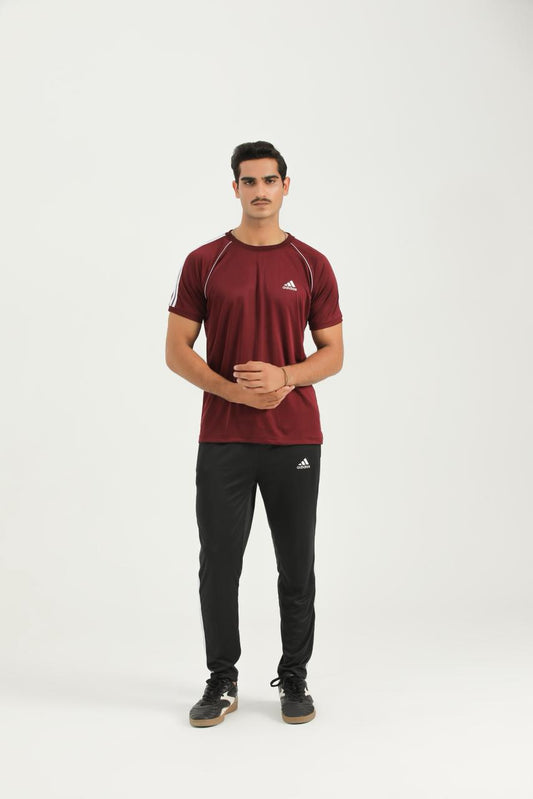 Adi Tri-liner Mehroon-N-Summer Tracksuit