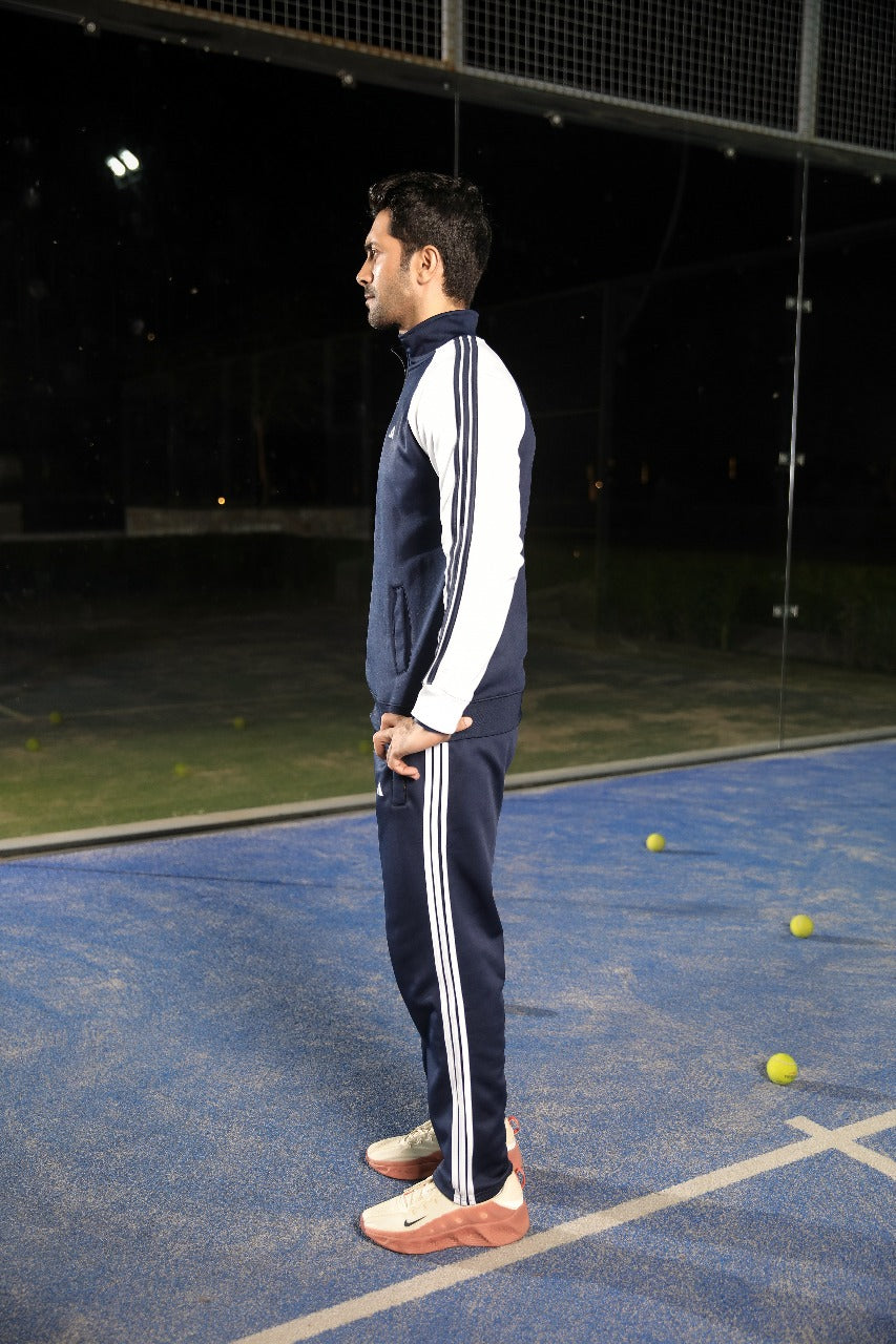 Adi Premium Tracksuit-Navy White